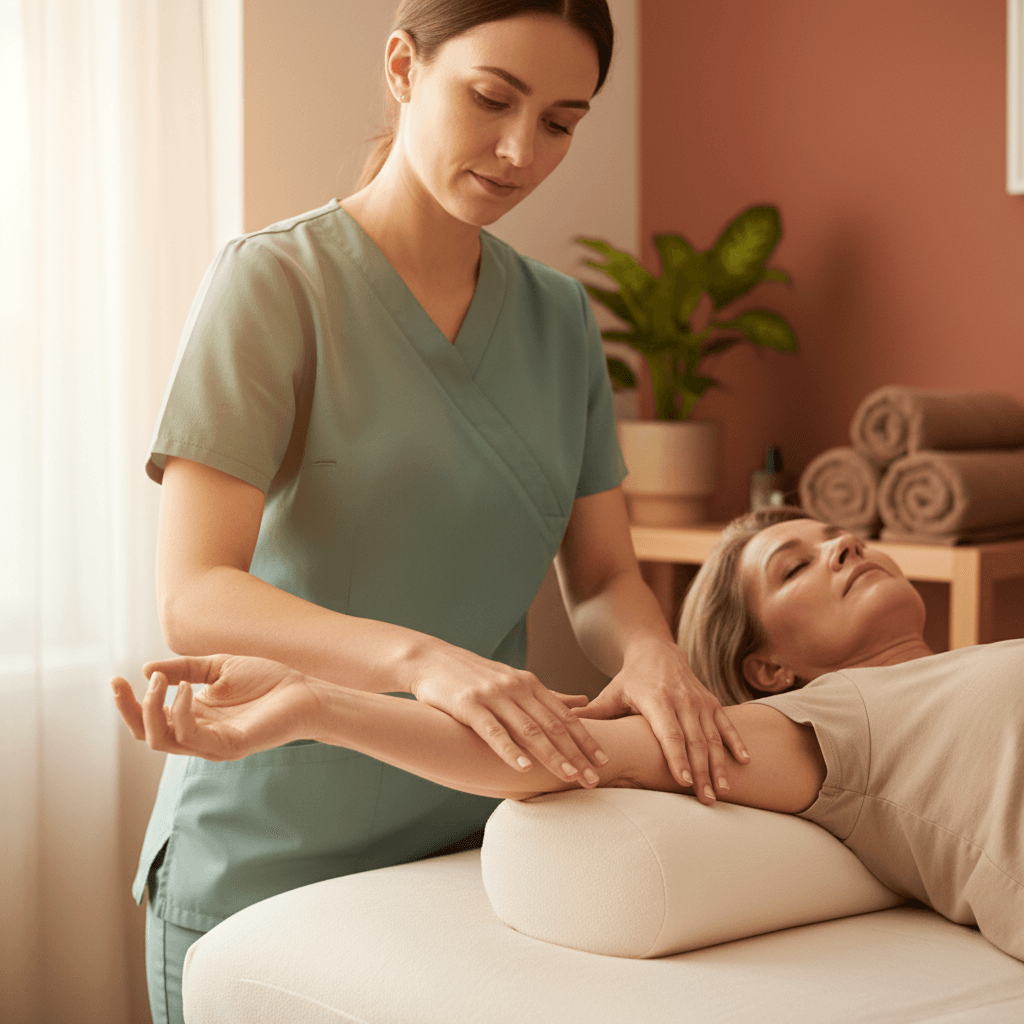 Lymphedema management therapy